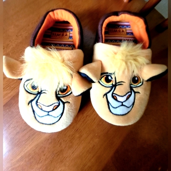 Disney The Lion King Simba Toddler Slippers 11-12 - Picture 1 of 12